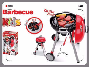 Kids BBQ Set Pretend Play Cooking Grill Toys Cooker