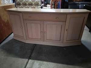 Solid Buffet Sideboard Cupboards Draw Dining Furniture