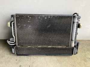 2012 - 2017 VW POLO RADIATOR WITH FAN, AIR CONDENSER AND INTERCOOLER!