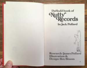 The Daffodil Book of Nutty Records by Jack Pollard