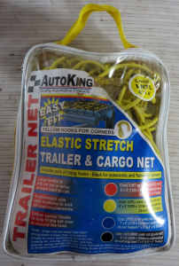 Auto King - yellow elastic trailer net - 6x4 foot