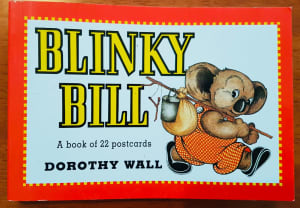 Blinky Bill As New Very Rare Book of 22 Postcards 