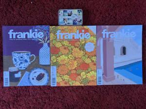 3 Frankie magazines (incl Big Issue) & Message photos (Typo)