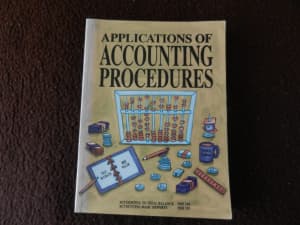 Applications of Accounting Procedures - Excellent Condition