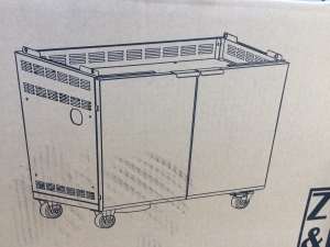 Brand New Ziegler and Brown 4 Burner BBQ Cart and Side Panels