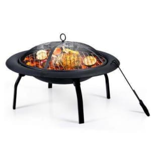 Portable Outdoor Fire Pit BBQ Grill Heater Fire place