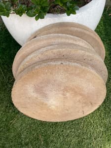 Cement outdoor pot bases