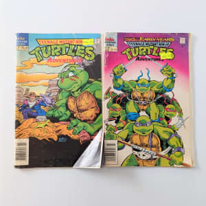 Vintage 1994 Teenage Mutant Ninja Turtles Adventures Comic NO 58 & 61