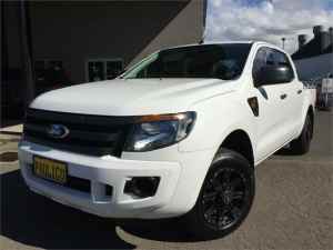 2011 Ford Ranger PX XL 2.5 (4x2) White 5 Speed Manual Crew Cab Chassis