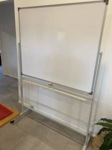 Whiteboard on stand