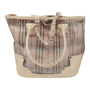burberry tartan tote with waterproof outer sleeve