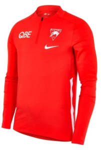 Sydney Swans Nike Mens 1/4 Zip Top