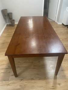 2100 x 1000 solid dining table