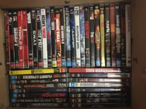 Mixed box of action/adventure dvds