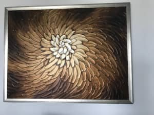 Hand Painted and Framed Artwork