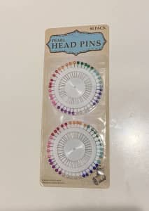 Brand new - Pearl Head Pins 80 pcs per pack