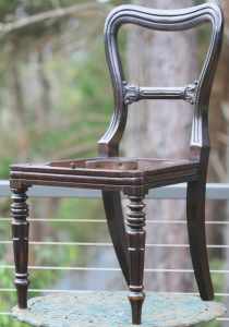 Set 6 Australian Rose Mahogany Chairs Circa 1850