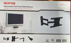 Ajustable flat panel wall mount soniq