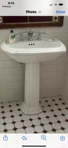 Bathroom Basin Pedestal