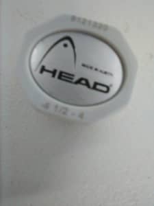 HEAD VTG TENNIS PART LIQUIDMETAL BUTT-CAP SILVER L4 4 1/2 AUSTRIA