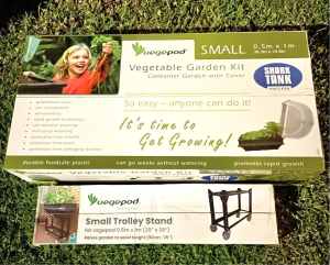 Vegepod size small with size small trolley, new in box, unopened