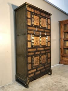 Perfect condition antique Asian style solid wood cabinets