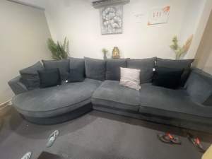5 seater Taj fabric sofa
