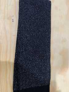 Socks, Long, Size 5-9, Black/Silver, New, pickup South Guildford