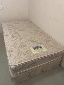 King Single ensemble bed base and mattress