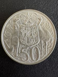 1966 round 50c coins more than 20 available.