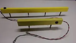 Beekeeping frame wax sheet electrical embedder