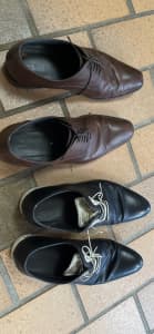 Hugo Boss Men’s leather shoes black and brown size 40/41