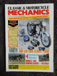 C. MCycle Mechanics N63: Honda Benly, K4, Darmah, Enfield, Vincent