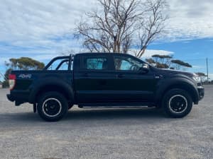 2018 Ford Ranger PX MkII 2018.00MY XLT Double Cab Black 6 Speed Sports Automatic Utility