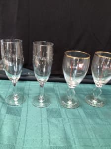 Drinkware Champagne Chandon & Irish ☘️ Glasses Assorted