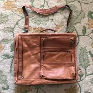 Vintage Hunt Leather Travel Garment/Duffle Bag