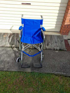 Wheelchair. Portable folding. sold.