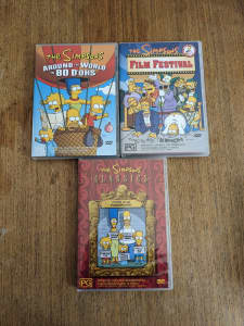 Set Of 3 Simpsons DVDs