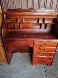 Pine antique writing desk