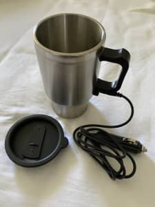 Heating 12 volt Coffee mug. Stainless steel (NEW)