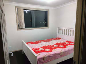 2room are available on rent and one white bed and mattress for sale