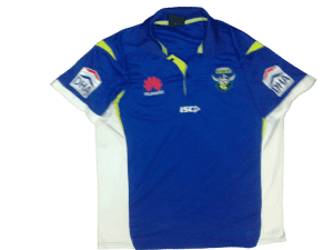 2019 Redcliffe Dolphins No 4 Match Worn Rugby League Shirt XL