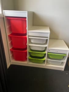 Kids toy storage 9 compartments