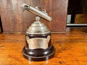 Antique Vintage 1930s Bakelite & Silver Plated Metal Golfing Trophy