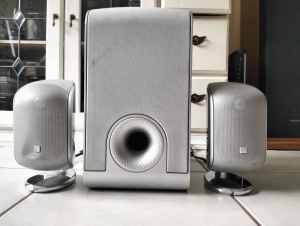 B&W M1 speakers and AS1 subwoofer set.
