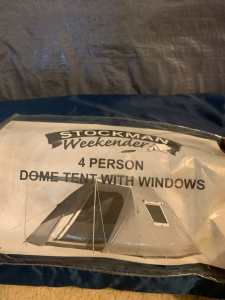 4 Person Tent Separate Canopy