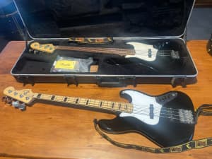 Fender Jazz Bass Bundle - Geddy Lee MIJ & Fretless made in USA