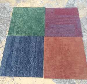 New Carpet Tiles Mixed colors