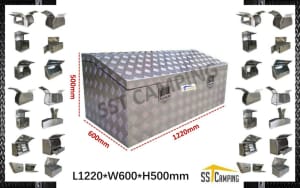 L1200*W600*H500 Heavy Duty Top Open Aluminium Tool box