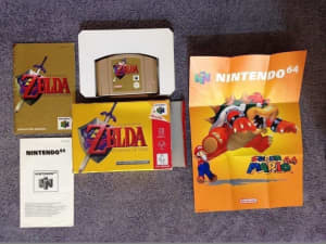 Nintendo64 N64 Games BOXED 3 Zelda Mario TonyHawk TopGear StarWars